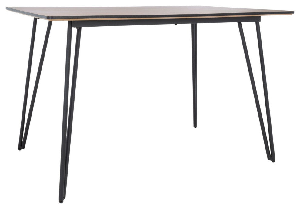 Safavieh Lexzandra Dining Table, Natural/Black