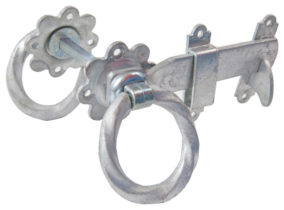 Twisted Ring Handle, Galvanized, 3", Handle Only