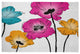 Popping Poppies Spring Chenille Rug, Pink, 4'x6'