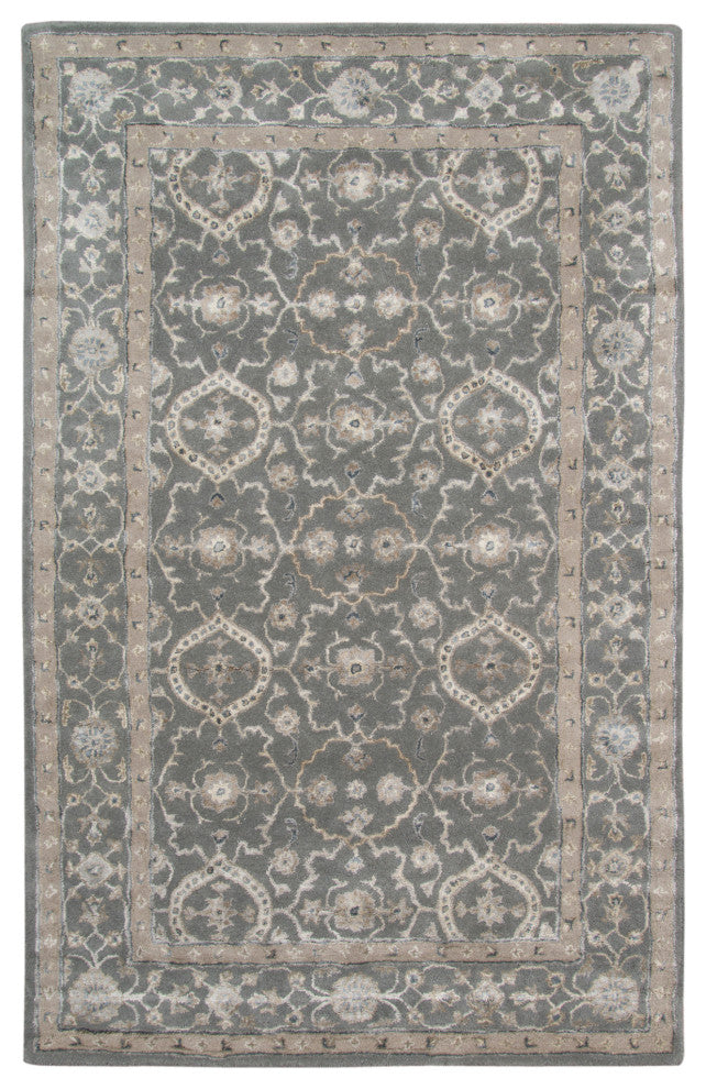 Amer Rugs Urban UR-7 Steel Gray Blue Hand-tufted - 8'x11' Rectangle Area Rug