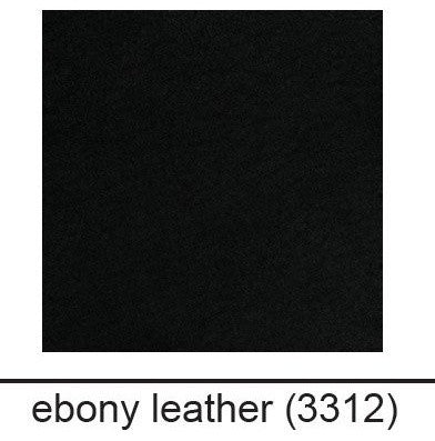 Monterey Upholstered Storage Bed, Smoke Cherry, King, Ebony Leather