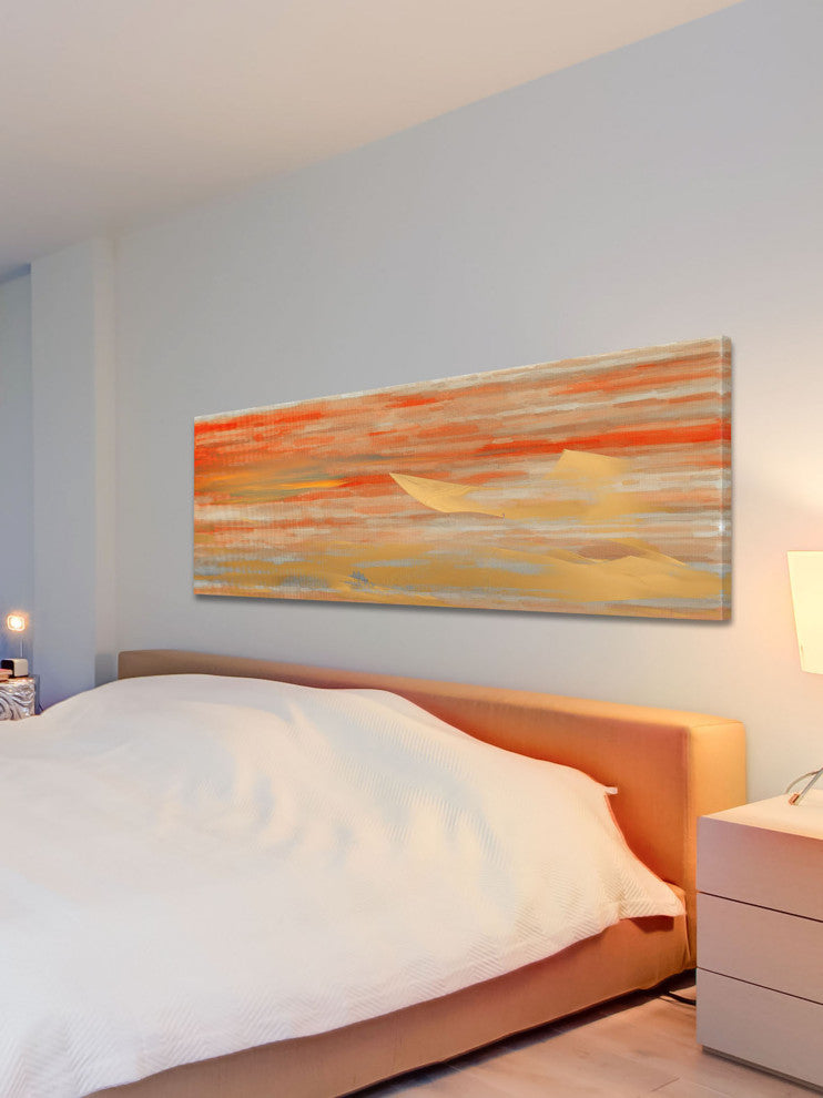 "Tichia" Print on Canvas, 60"x20"