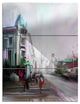 "City Street" Glossy Metal Wall Art, 3 Panels, 28"x36"