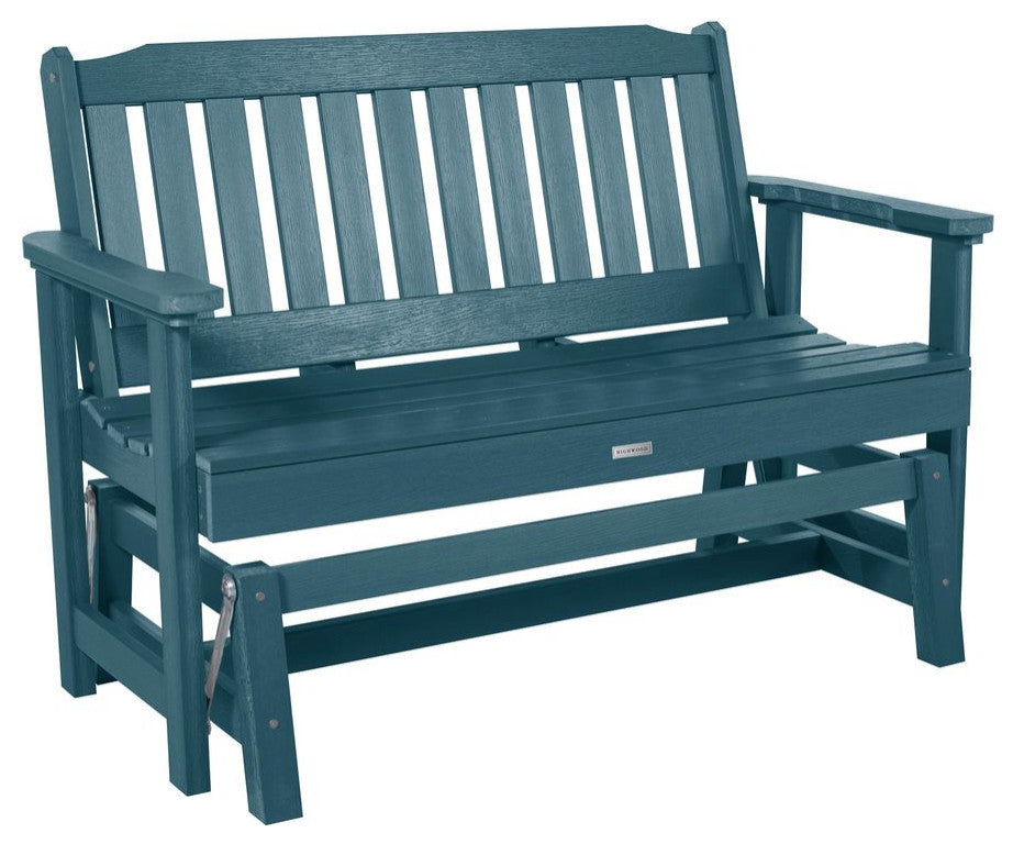 Lehigh Garden Gliding Bench 4', Nantucket Blue