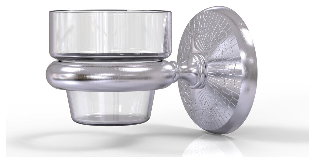 Monte Carlo Wall Mounted Votive Candle Holder, Satin Chrome