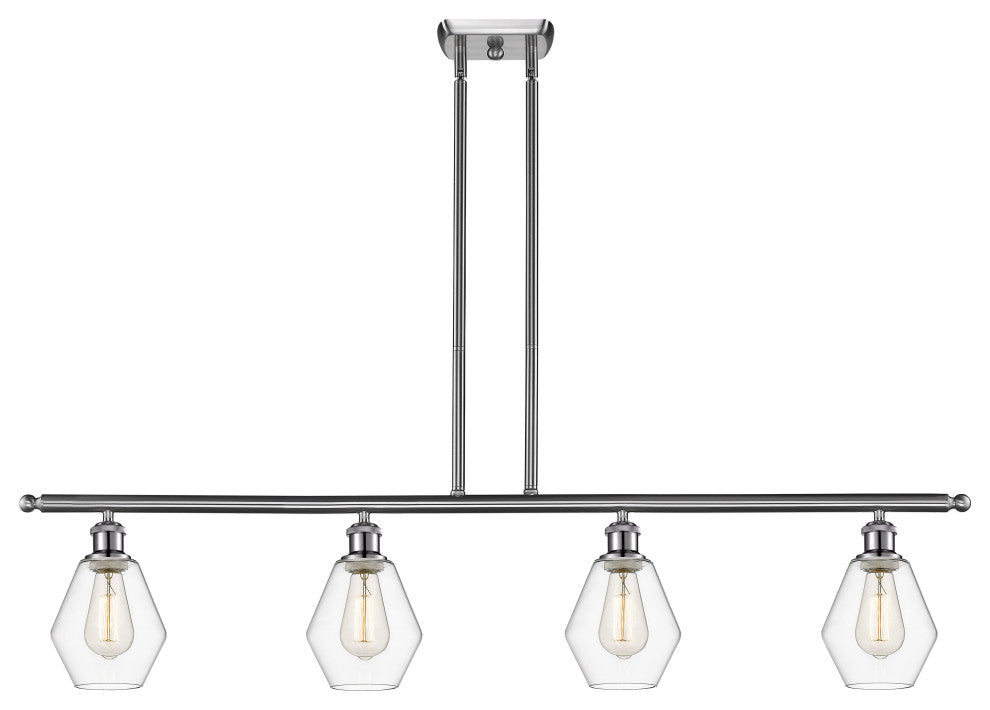 Innovations 516-4I-SN-G652-6 4-Light Island Light, Brushed Satin Nickel