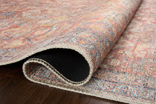 Loloi II Adrian Rust/Denim Area Rug, 3'6"x5'6"