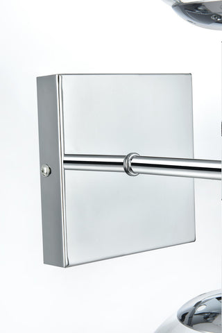 Elegant Lighting LD2357 Neri 2 Light 6"W Vanity Light - Chrome