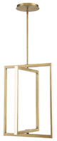 Portal 26" LED Pendant 3000K, Aged Brass