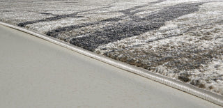 Weave & Wander Kiba Charcoal/Gray Rug, 4'3"x6'3"