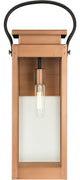 Union Square One-Light Large Antique Copper Outdoor Wall Lantern