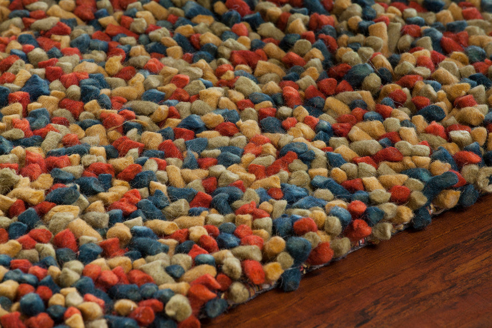 Gems Contemporary Area Rug, Multicolor, 9'x13' Rectangle