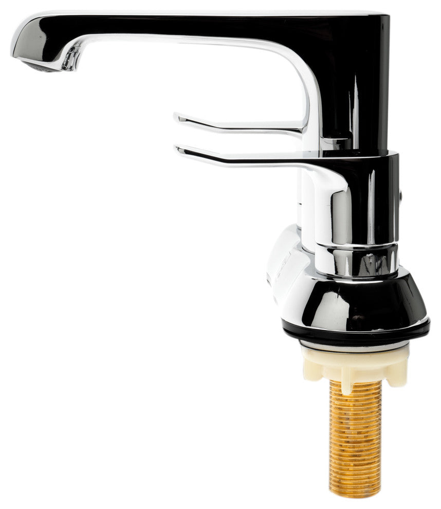 AB1493-PC Polished Chrome Two-Handle 4'' Centerset Bathroom Faucet