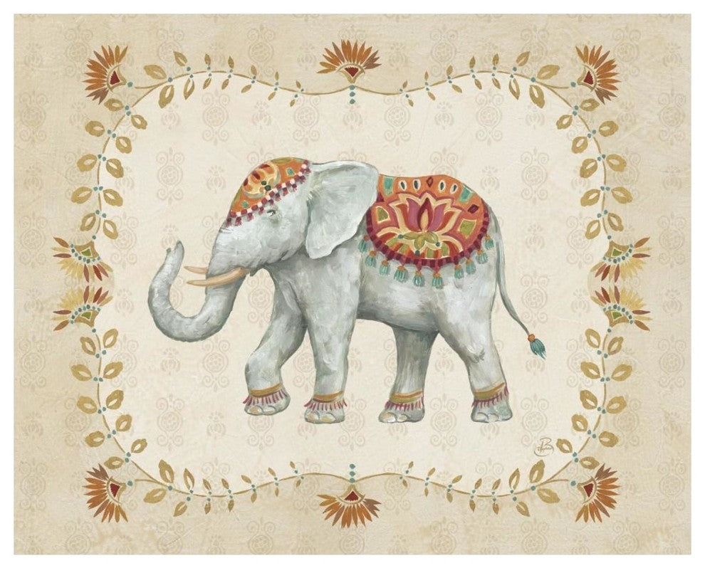 "Elephant Walk V" Digital Paper Print by Daphne Brissonnet, 37"x30"