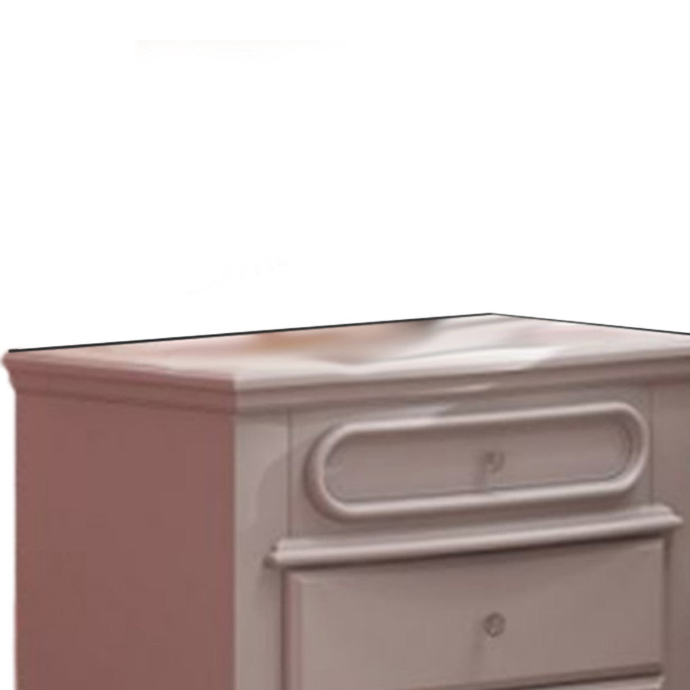 ACME Flora Nightstand, White Finish