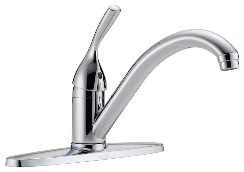 Delta 100-DST Single Handle Kitchen Faucet, Chrome