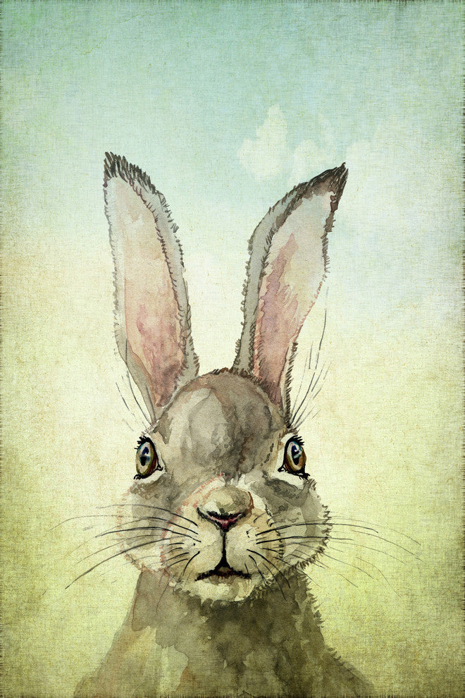 "Milloo II" Painting Print on Wrapped Canvas, 12"x18"