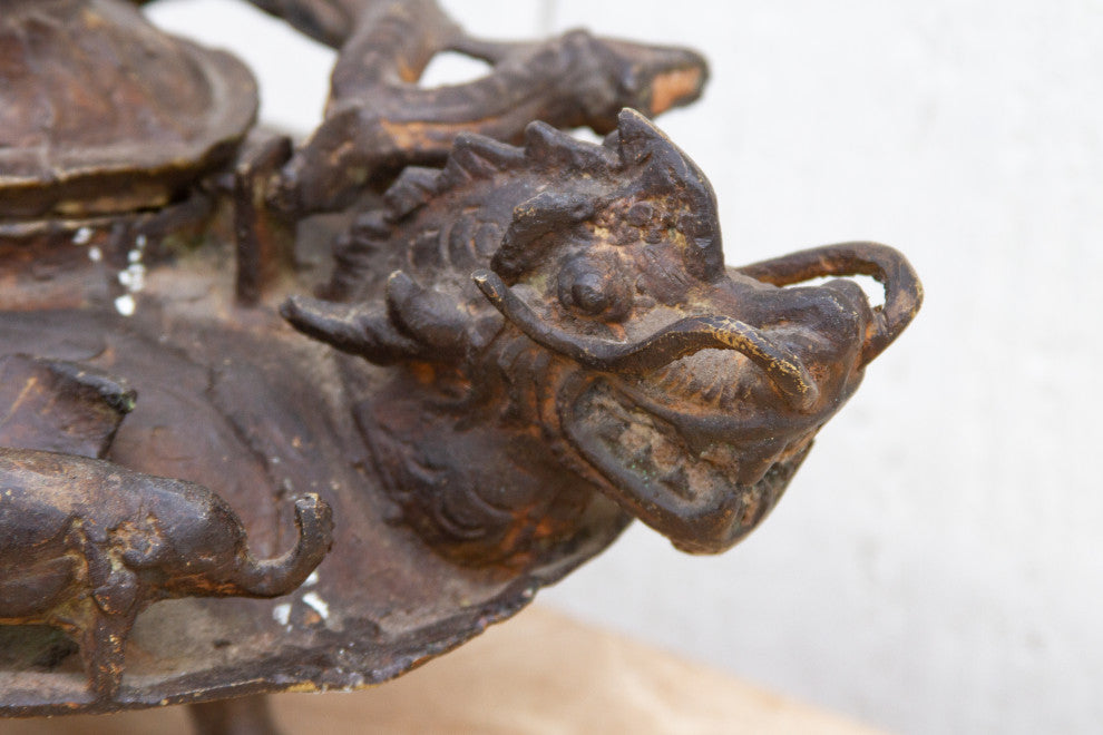 Large Ancient Dragon Tea Pot