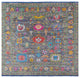 10' Square Turkish Oushak Handmade Wool Rug - Q14998