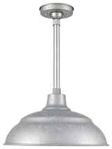 R Series Collection 1 Light 17 in. Painted Galvanized RLM Warehouse Shade