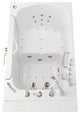 Ella Wheelchair Transfer 36"x55" Acrylic Walk-In Bathtub,Faucet, 2" Dual Drain,