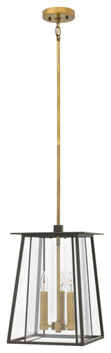Hinkley Walker Medium Hanging Lantern, Buckeye Bronze