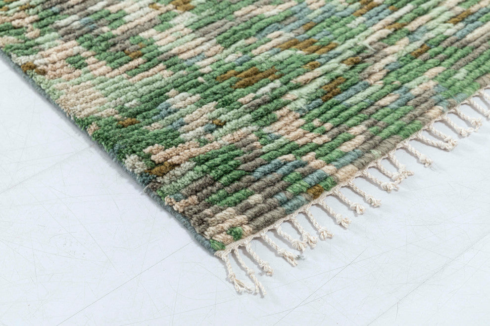 NuStory Fieldstone Hand Tufted  Area Rug in Green