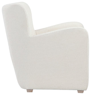 Harlow Lounge Chair Boucle White