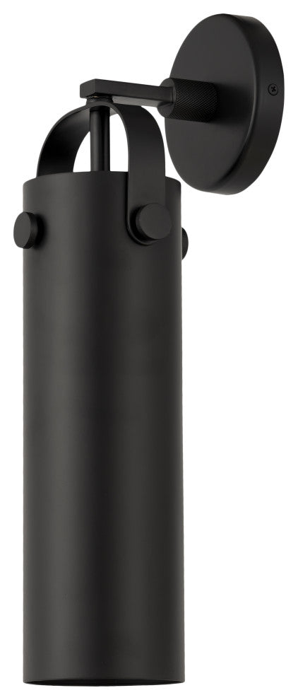 INNOVATIONS LIGHTING 713-1W-BK-M713-4BK Pilaster Sconce