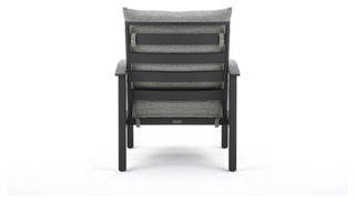 Stanford Cushion Lounge Chair, Textured Pewter