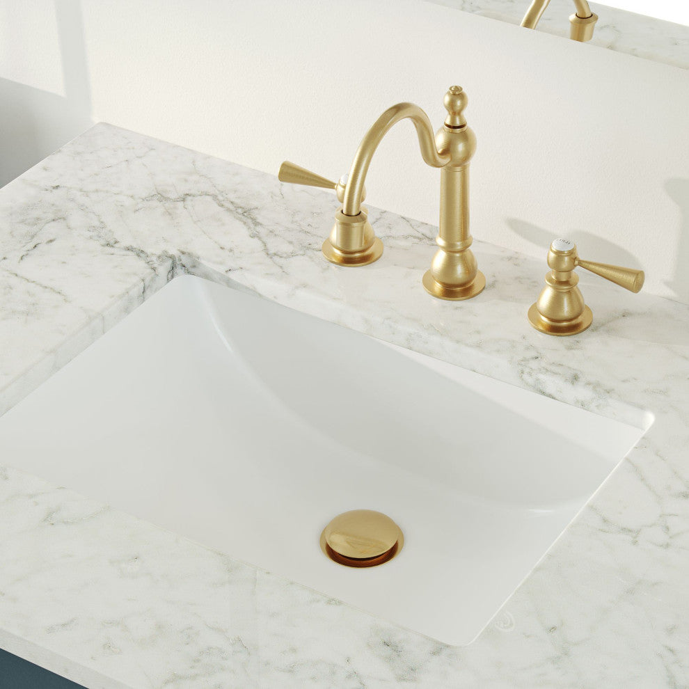 The Ezra Bathroom Vanity, Monarch Blue, 72", Double Sink, Freestanding