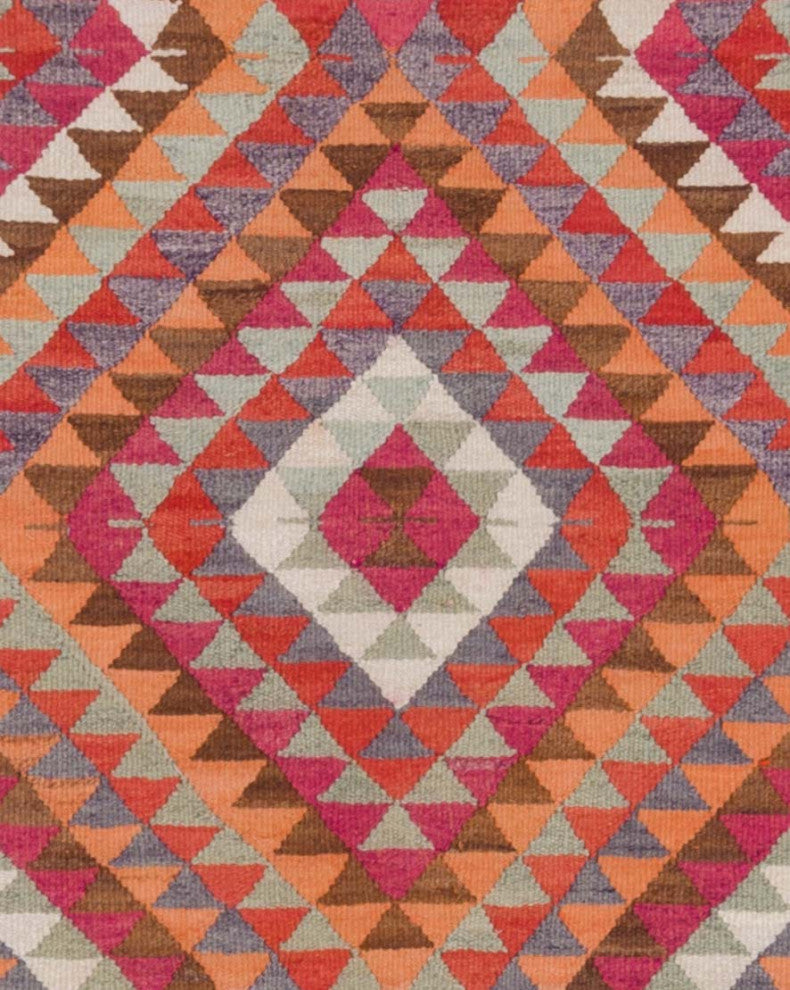 Vintage Turkish Kilim Runner 3' 3" x 11' 10", 39 in. x 142 in.