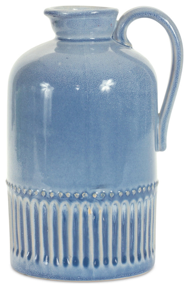 Ceramic Jug Vase, 2-Piece Set
