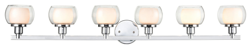 Innovations 330-6W-PC-CLW-LED 4-Light Bath Vanity Light, Polished Chrome
