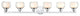 Innovations 330-6W-PC-CLW-LED 4-Light Bath Vanity Light, Polished Chrome