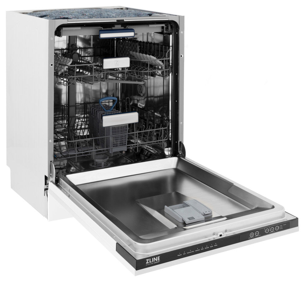 ZLINE 24" Tall Tub Dishwasher, White Matte DWVZ-WM-24-CB