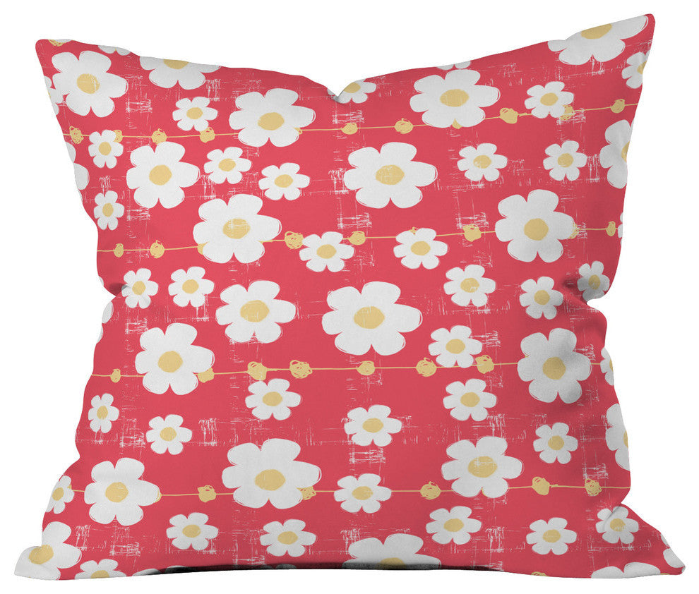Ali Benyon Kandy Love Outdoor Throw Pillow
