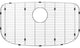 Blanco 230966 27-3/8" L x 15" W Stainless Steel Sink Grid