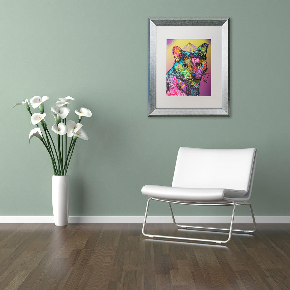 Dean Russo 'Sadie Custom 5' Matted Framed Art, Silver Frame, White Mat, 16x20