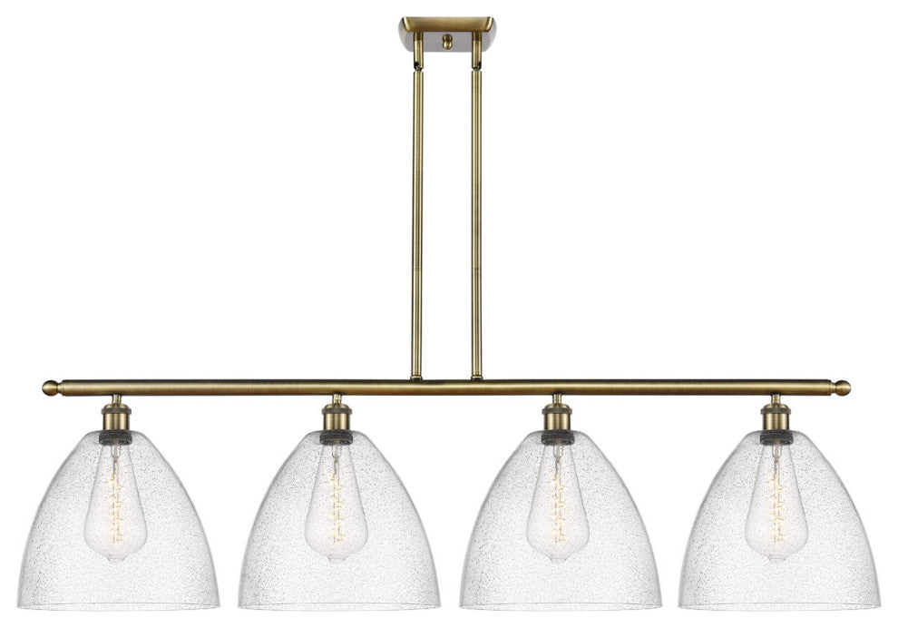 Innovations 516-4I-AB-GBD-124-LED 4 Light Island Light, Antique Brass
