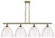 Innovations 516-4I-AB-GBD-124-LED 4 Light Island Light, Antique Brass