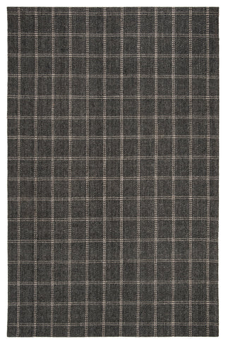 Lauren Ralph Lauren Tamworth Check Rug, LRL6450, Charcoal, 9'x12'