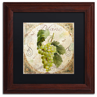 Color Bakery 'Tuscany Table Blanc' Art, Wood Frame, Black Matte, 11"x11"
