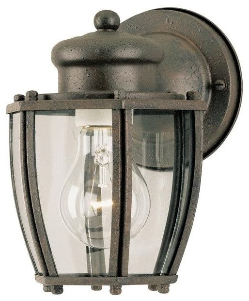 Westinghouse 64689 One Light Exterior Wall Lantern, Textured Rust Patina