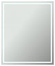 Rectangular Frameless Dimmable Anti-Fog Wall Mounted LED Bathroom Vanity Mirror, 30" X 36";