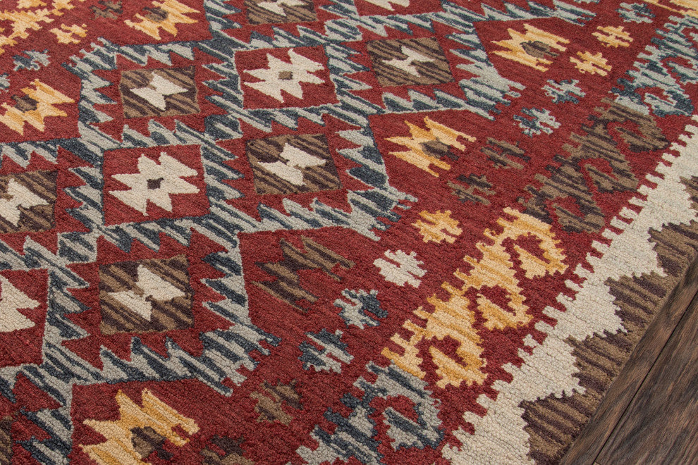Tangier Hand-Hooked Rug, Red, 2'x3'