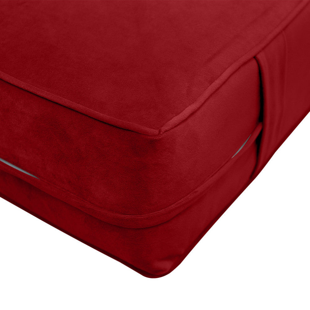 Same Pipe 8" Twin 75x39x8 Velvet Indoor Daybed Mattress |COVER ONLY|-AD369