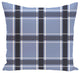 Criss Cross Applesauce Geometric Print Outdoor Pillow, Cornflower, 18"x18"