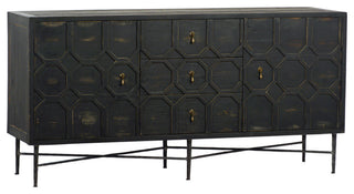 Black Octagon Modern Sideboard