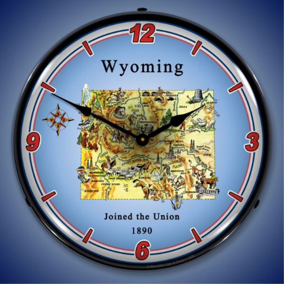 20041132 State of Wyoming Clock